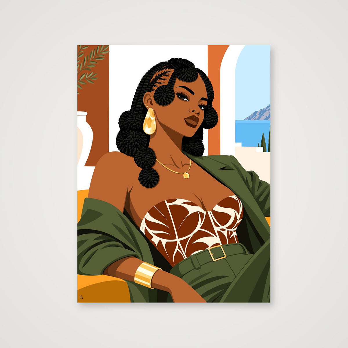 À DEMI-MOT — 30×40cm, 12×16" Print only